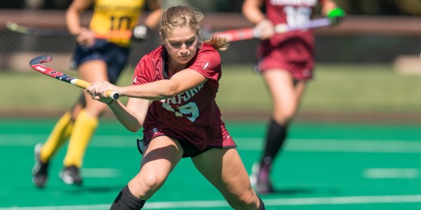 Freshman Jessica Welch has been a key part of the Stanford offense, leading the team with five goals scored this season. This week, the Cardinal will have a rematch against Pacific as they attempt to preserve their perfect conference record. (DAVID BERNAL/isiphotos.com)