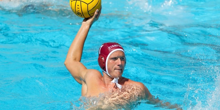 Freshman Bennett Williams scored twice, and was named MPSF Newcomer of the Week for his efforts in this weekend's matches. Next up for the team is a battle of the giants against No. 1 UCLA, with Stanford needing all of its young offensive talent.  (HECTOR GARCIA-MOLINA/stanfordphoto.com)