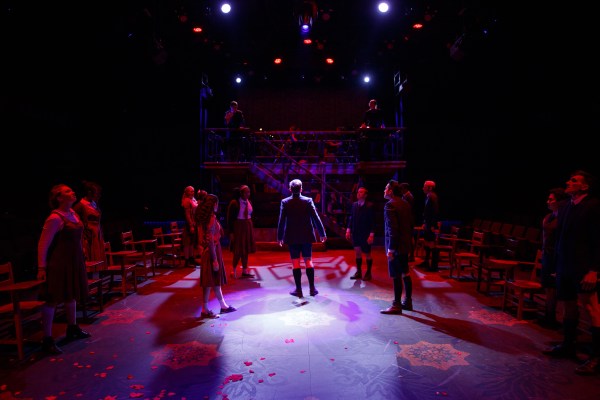 A scene from TAPS' production of "Spring Awakening," the inaugural performance of the new Roble Studio Theater. (Photo: Frank Chen)