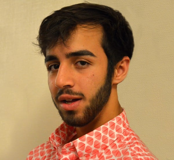 Pictured: Cameron Mirhossaini '20. With the current facial hair trend, women are facing a similar decision in subverting gender norms--deciding to shave their body hair (or not).