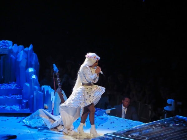 Lady Gaga performs at the Bell Center in Montréal. (proacguy1, Wikimedia Commons)