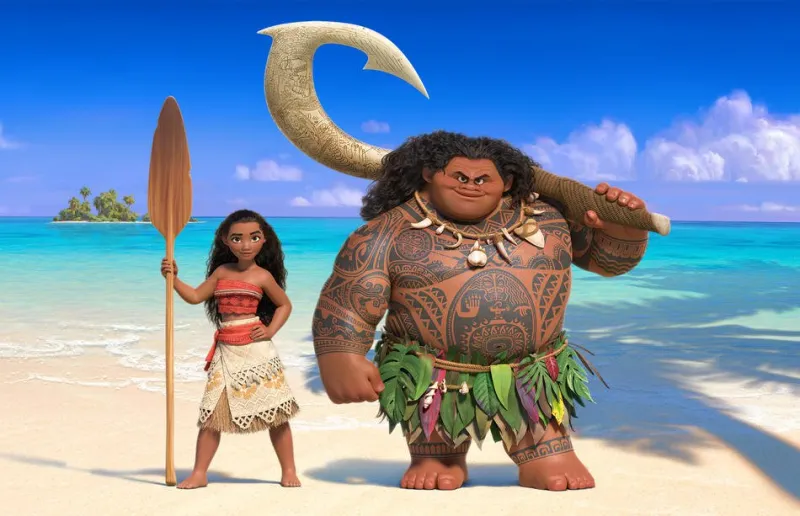 Our "Moana" heroes! Courtesy of Walt Disney Pictures.