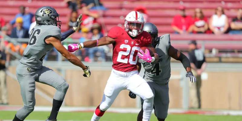 Bryce Love will be on display once again on Saturday along with fellow running back Christian McCaffrey against another weak run defense in the Beavers. Last week the two led the offense to 34 points, despite the Cardinal scoring only one offensive touchdown in the three games prior. (BOB DREBIN/isiphotos.com)