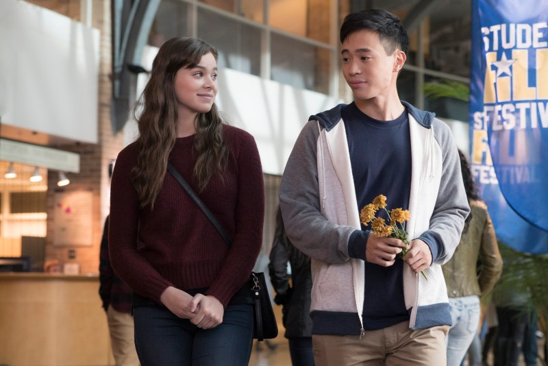 Hailee Steinfeld and Hayden Szeto in Kelly Fremon Craig's "The Edge of Seventeen." Courtesy of STX Productions.