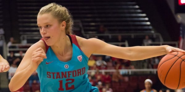 Junior Brittany McPhee scored 11 points in Stanford's sixth consecutive win. The Cardinal squad will look to keep its streak alive when it takes on Tennessee after the finals break. (SYLER PERALTA-RAMOS/The Stanford Daily)
