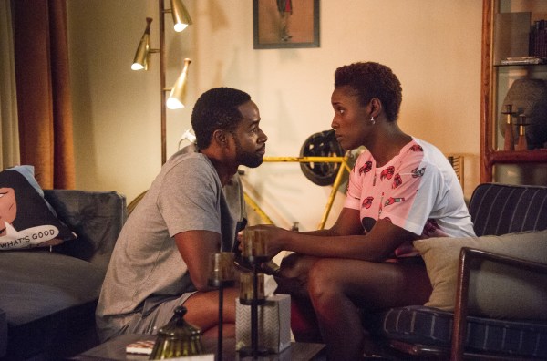 Jay Ellis and Issa Rae in HBO's "Insecure". Photo credit by Anne Marie Fox/HBO