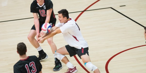 Junior Evan Enriques has been irreplaceable for Stanford defensively, racking up 2.05 digs per set. Stanford will look to him for their next games against USC and Cal Baptist. (BILL DALLY/ isphotos.com)