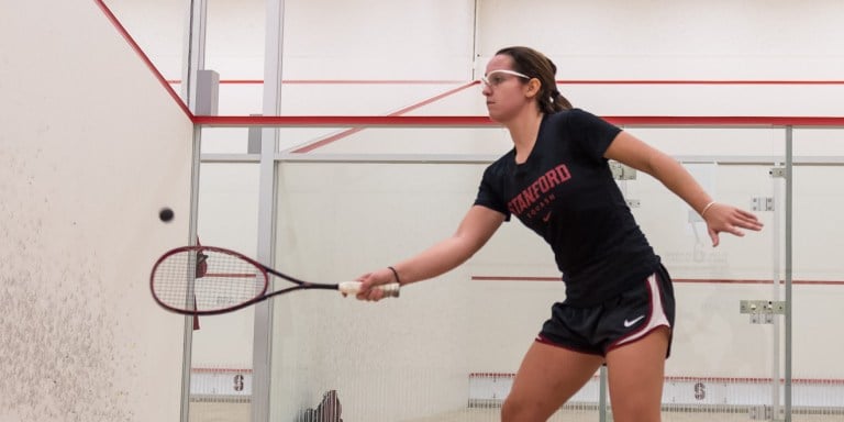 Sophomore Lucy Rowe contributed heavily to the No. 6 Stanford squash team in their road trip to the east coast this past weekend. The Cardinal women went 1-1 on the weekend, including a 7-2 competitive yet demonstrative Stanford victory at Cornell. (DAVID BERNAL/ isiphotos.com)