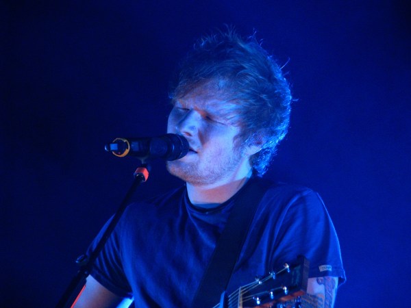 Ed Sheeran performing live (Wikimedia Commons, 
Kathi Rudminat)
