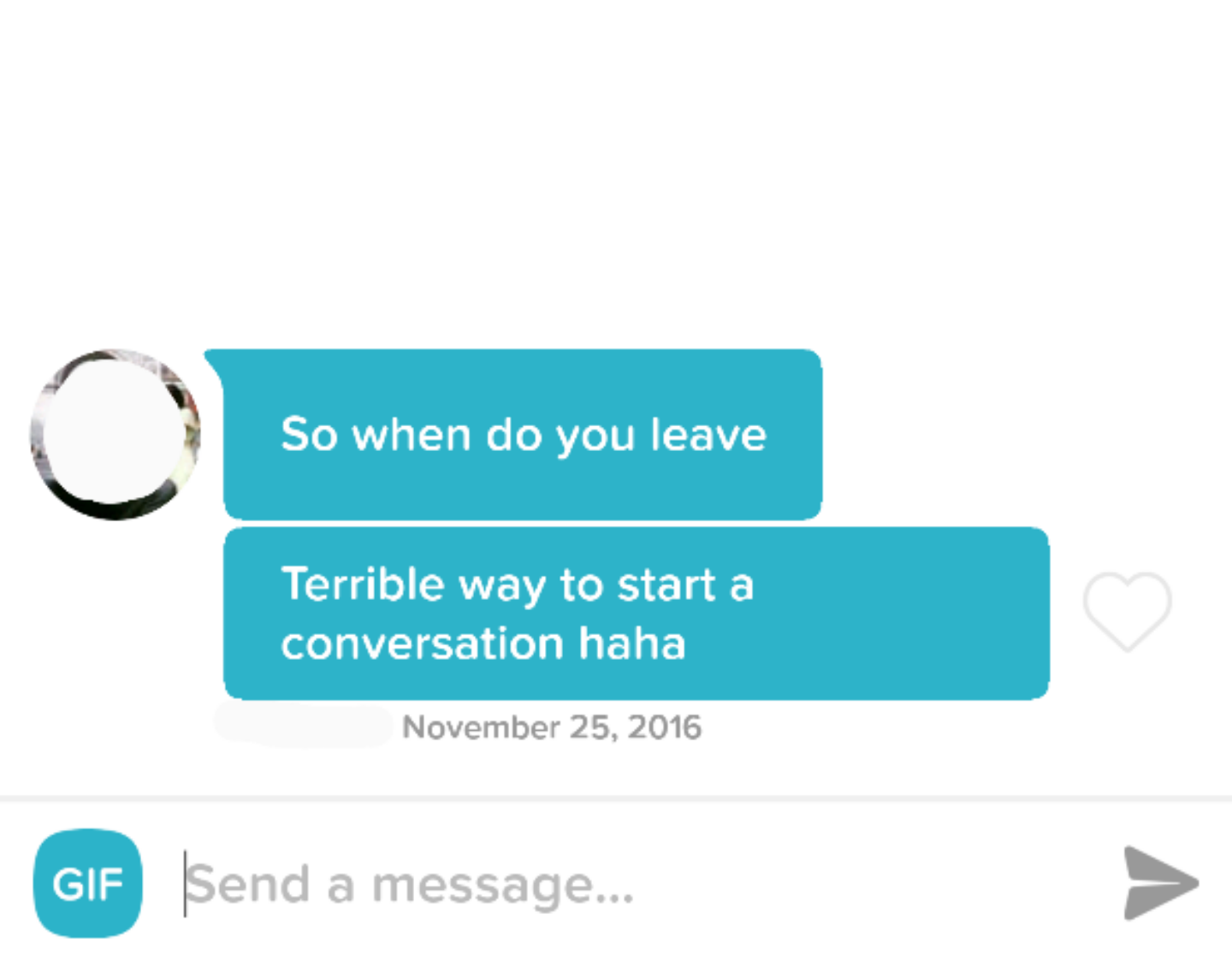 A what way conversation good on is to tinder start How to