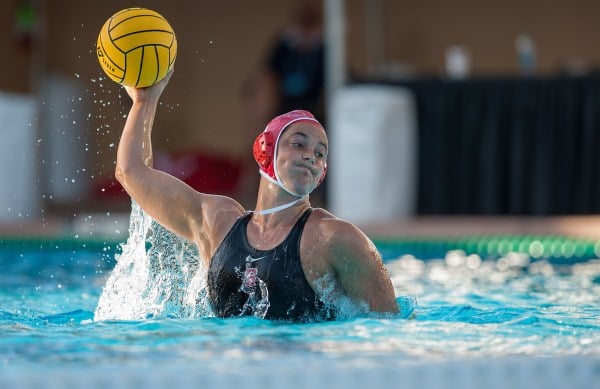 At the Kalbus Invitational this weekend, senior Maggie Steffens moved into fifth on Stanford's all-time scoring list. Steffens leads the team with 30 goals this season (MACIEK GUDRYMOWICZ/isiphotos.com).