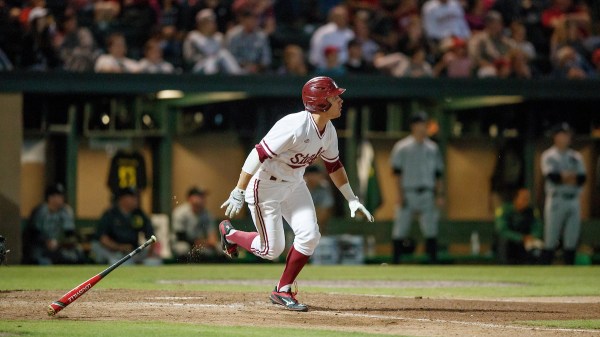 Junior Mikey Diekroeger has been one of Stanford's most reliable sources of offense this season, with 10 hits on 24 at bats (BOB DREBIN/isiphotos.com).