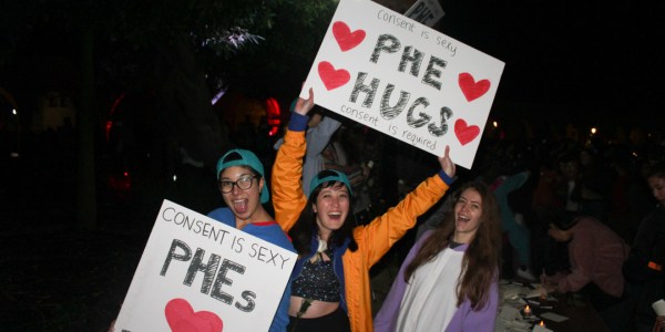 PHEs promote advocate consent in a campuswide campaign. MICHAEL SPENCER/The Stanford Daily