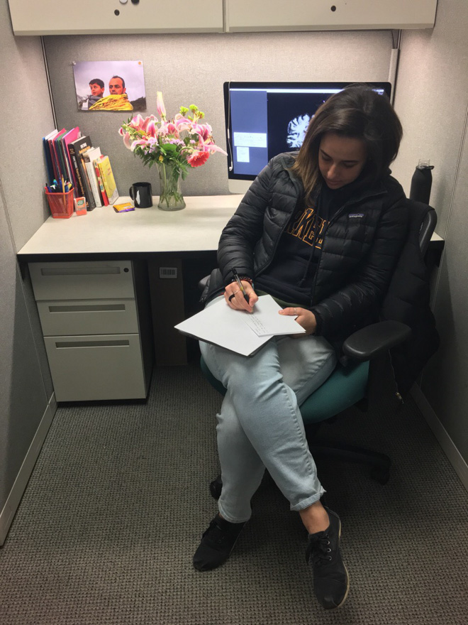 (Courtesy of Laila Soudi)

Laila Soudi, a mental health researcher at the Stanford School of Medicine, has initiated a letter-writing campaign for Syrian refugees.
