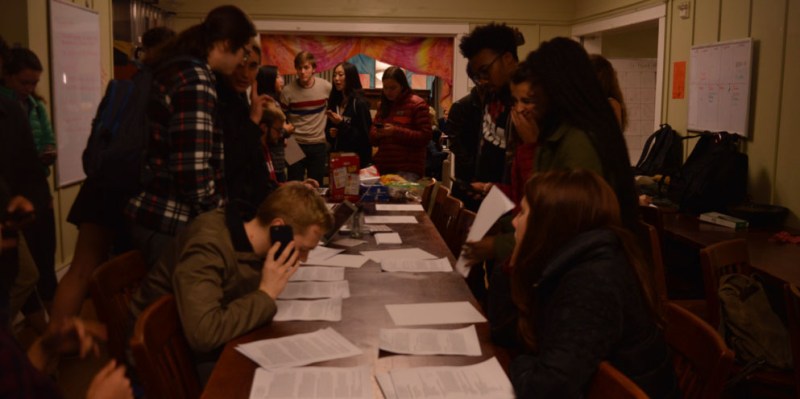 Columbae's "Resist Trump Action Party" is just one of a host of new student efforts to facilitate political engagement on campus post-election (EMMA FIANDER/The Stanford Daily).