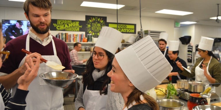 in MUSIC 133, students learn about the art of medieval feasting (AXELLE TALMA/The Stanford Daily)