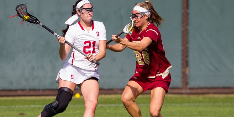 Senior attacker Kelsey Murray has been an important factor for the Cardinal squad for the past four years. She has been the deciding factor in several games, and will be essential on Friday against Ohio. (ANDREW VILLA/courtesy isiphotos.com)