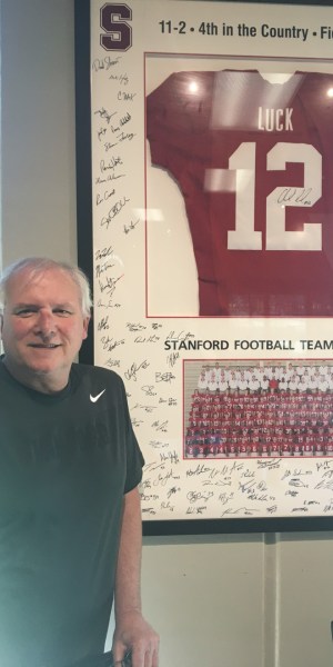 Jimmy Viglizzo owns "Jimmy V's Sports Cafe," a hot spot among Stanford athletes. (SYDNEY SHAW/The Stanford Daily)