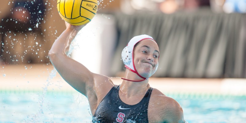 Senior and ex-Olympian Maggie Steffens scored the 200th goal of her career in the first quarter against Marist on Sunday. Steffens is only the fifth Stanford player to ever achieve this feat. (MACIEK GUDRYMOWICZ/isiphotos.com)