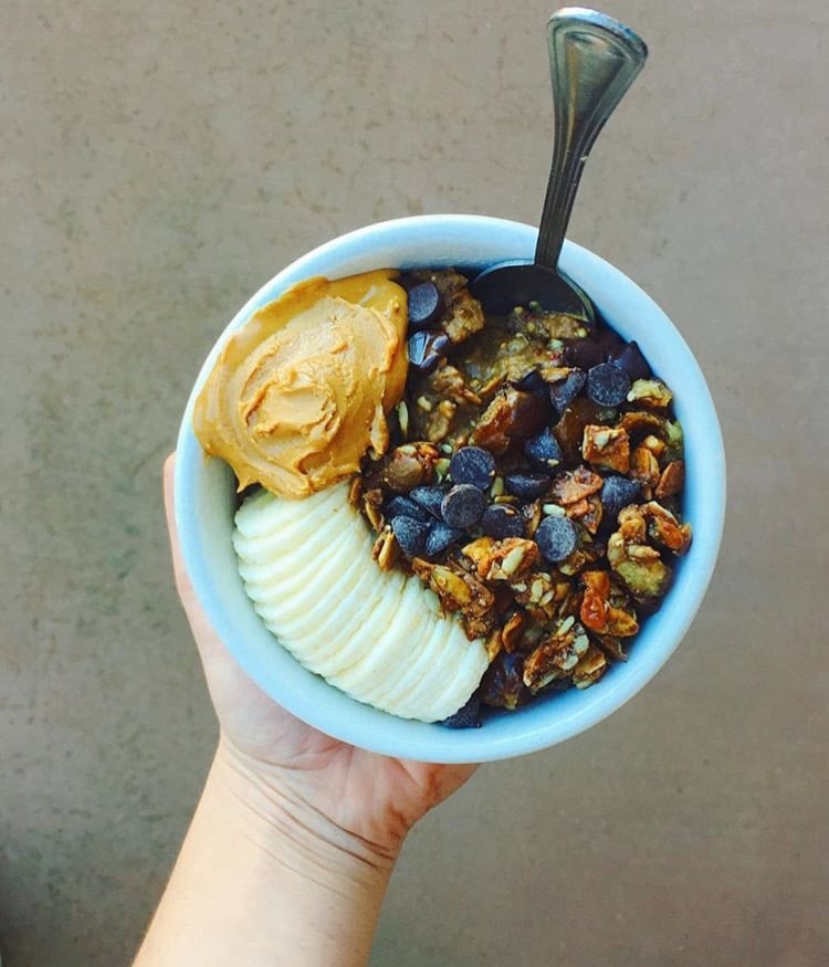 Cozy up to a bowl of this healthy sweet potato fudge oatmeal. (MAGGIE HARRIMAN/The Stanford Daily)