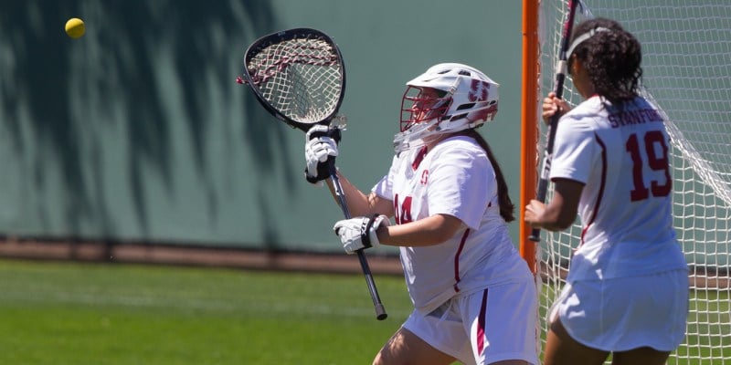 Junior goalkeeper Allie DaCar provided another stout defensive performance in front of the net in the Cardinal's semifinal loss against Colorado, earning 11 saves and keeping Stanford in contention despite getting outshot 36-26 by the Buffs. (NORBERT VON DER GROEBEN/isiphotos.com)