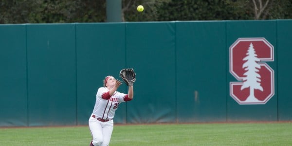 Freshman Teaghan Cowles, the Cardinal's second most consistent hitter (.387), played a pivotal role in the Cardinal offense against Utah. Despite late-game rallies in the first and last games of the series, Stanford dropped all three of its weekend matches (MIKE RASAY/isiphotos.com).