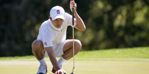 Junior Franklin Huang led all Cardinal golfers at The Goodwin finishing the annual tournament 3-under par tied for second on the night. (BOB DREBIN/isiphotos.com)