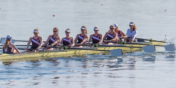 All boats of the sixth-ranked rowing team won their races on Saturday in Sacramento. Meanwhile,  lightweight regatta claimed their second-straight eight title in Knecht Cup. (DAVID BERNAL/David Bernal Photography)