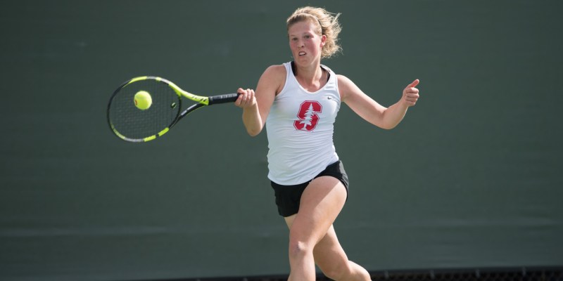 Fifth-ranked Emily Arbuthnott will be an important asset to the Cardinal as they look to earn their 12th straight win against No. 17 Pepperdine in the final non-conference match. The Stanford team currently resides at the top of the Pac-12, having only been downed by one non-conference foe, No.1 Florida. (LYNDSAY RADNEDGE/isiphotos.com)