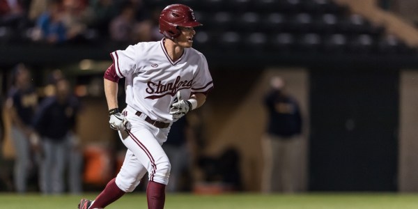 Senior Jack Klein book-ended the Cardinal's five-run third inning by hitting a two-RBI single that established a hefty lead that Stanford kept for the remainder of Tuesday night's affair. Klein finished the night 2 for 3 at the plate. (BILL DALLY/isiphotos.com)