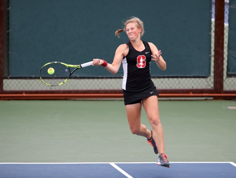 Stanford will face Vanderbilt for the fifth time in four years over the weekend in Nashville. In last year’s meeting the Cardinal pulled off a win after a hard-fought three-setter victory by sophomore Emily Arbuthnott.