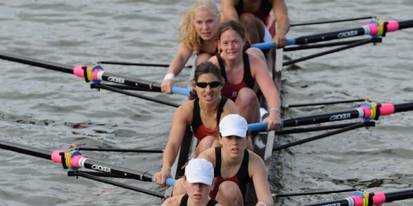 Stanford women's lightweight varsity eight rowed to a victory at Princeton over the weekend to win the Class of 2015 Cup. The Cardinal will race in the Pacific Coast Rowing Championship next weekend. (RICHARD C. ERSTED/Courtesy)