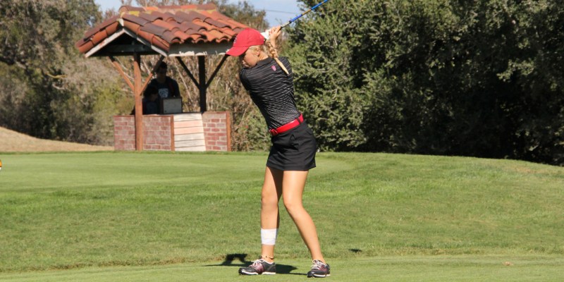 Stanford women's golf fell just short of NCAA championships, losing to Arizona State in the quarterfinals. The Cardinal lost momentum after play was stopped due to darkness late Tuesday evening. (AVI BALGA / The Stanford Daily)