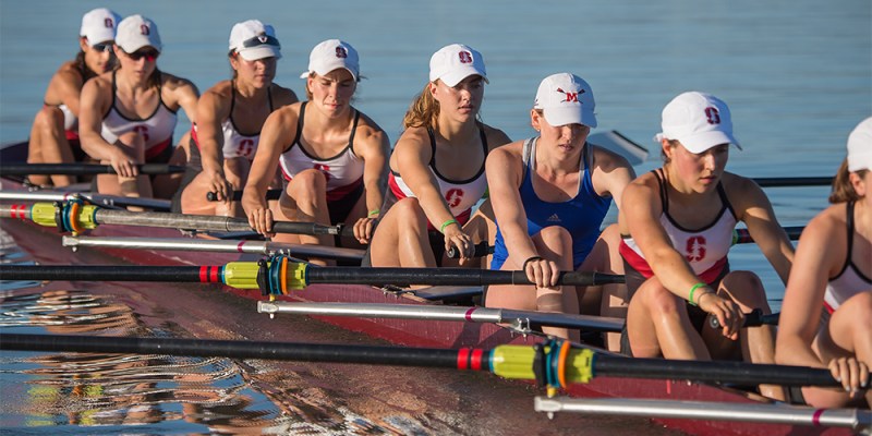 Stanford's lightweight women's rowing team enters the National Championship ranked first in the nation, a position they have held all season under
first-year head coach Kate Bertko. (DAVID BERNAL/isiphotos.com)