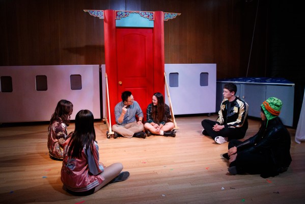 The cast of Jessica Huang's 'Purple Cloud,' produced by the Asian American Theater Project (Courtesy of Frank Chen).