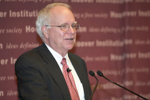 Robert Hall worked with researchers to answer why the economy had a slow recovery from the 2008 recession (Courtesy of the Hoover Institution).