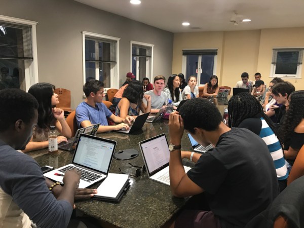 Senate meets for the first time this academic year (COURTNEY DOUGLAS/The Stanford Daily).