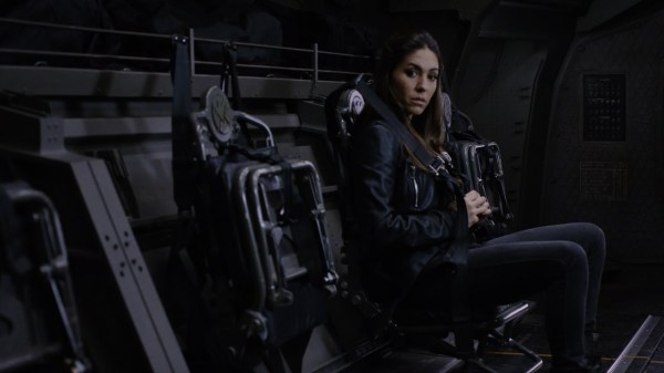 Elena "Yo-Yo" Rodriguez (Natalia Cordova) sits in a S.H.I.E.L.D. quinjet in the fourth episode of "Marvel's Agents of S.H.I.E.L.D.: Slingshot" (Courtesy of ABC).