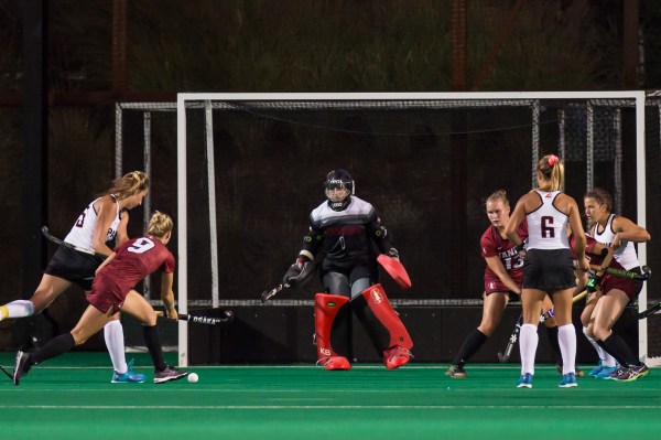 Despite saving six of Ohio State's ten shots, goal keeper Kelsey Bing could not stop the Buckeyes' late offensive push that sealed the game (KAREN AMBROSE HICKEY/isiphotos).