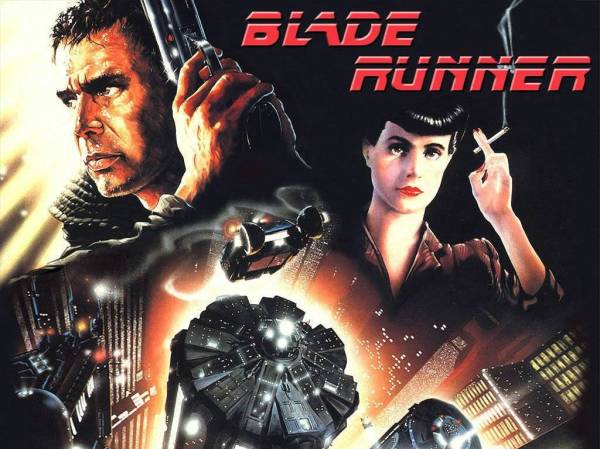 The album cover to the original 1982 "Blade Runner" soundtrack (Courtesy of Warner Bros. Entertainment).