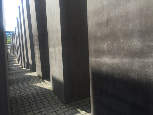The Memorial to the Murdered Jews of Europe in Berlin. (CLAIRE FRANCIS/The Stanford Daily).