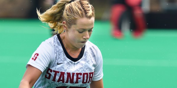 Senior attacker Marissa Cicione notched her sixth goal of the season early in the game against Rutgers Saturday, but unfortunately for the Cardinal that was their lone goal in the match, falling 2-1 to the Scarlet Knights. HECTOR GARCIA-MOLINA/isiphotos.com