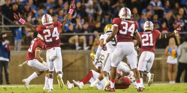 No. 23 Stanford football comes into Saturday's game versus Oregon riding a three-game winning streak. Will the Cardinal make it four in a row?(SAM GIRVIN/The Stanford Daily)
