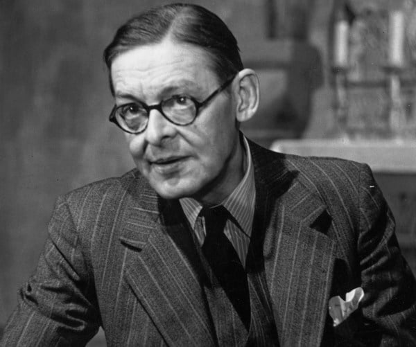 American-English poet and playwright, T.S. Eliot (1888 - 1965). (GEORGE DOUGLAS/Getty Images)