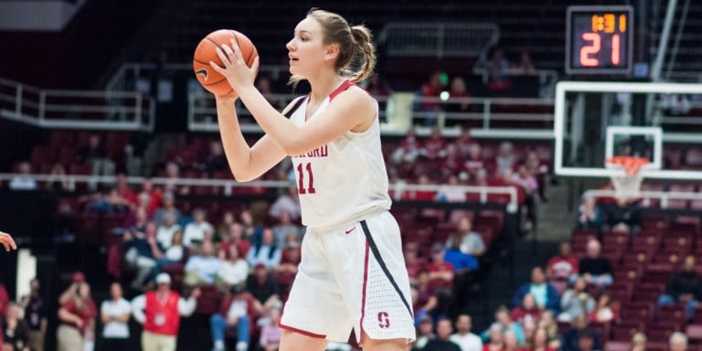 Junior forward Alanna Smith (above) played internationally for the Australian national team over the summer.(RAHIM ULLAH/The Stanford Daily)