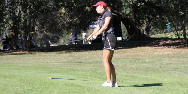Senior Shannon Aubert (above) tied for second with sophomore Andrea Lee at the East Lake Cup.(AVI BAGLA/The Stanford Daily)
