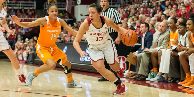 Junior point guard Marta Sniezek will be the primary ball handler and leader for the Cardinal offense. Stronger performances on defense and the development of her own shot will only make her more frightening for opponents. (RAHIM ULLAH/The Stanford Daily)