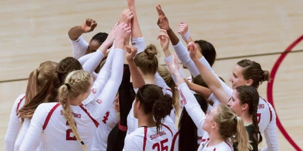 No. 2 Stanford women's volleyball lost its first conference victory against Washington last Wednesday. It plays USC and UCLA this week.(Courtesy of The Stanford Daily)