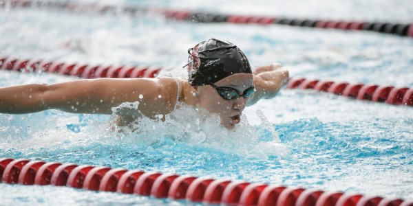 In the wake of superb performances by veterans like Katie Drabot (above), Stanford women’s swimming appears more equipped than ever to make a run at the invitational title on Thursday. (JOHN TODD/isiphotos.com)