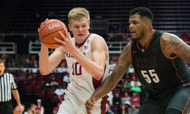 Michael Humphrey answered a 0-point performance against Cal Poly last Friday with a 26-point game Sunday against Pacific, but ultimately went three for 13 last Tuesday against Eastern Washington. The team will need the senior to step up in order to overcome their mixed season start. (RAHIM ULLAH/The Stanford Daily)